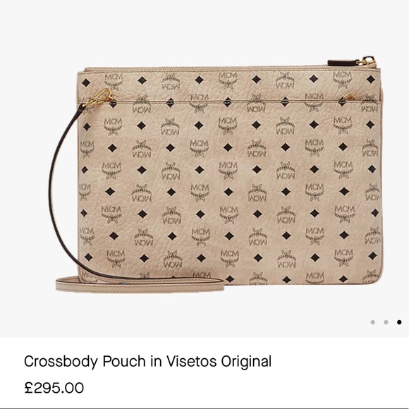 NWT** MCM Visetos Crossbody Clutch - Picture 2 of 7